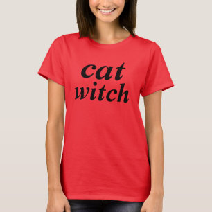 cat witch tshirt