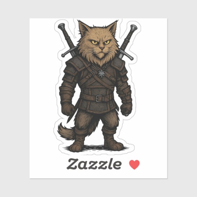Cat Witcher – Mediaeval Fantasy Warrior (Sheet)