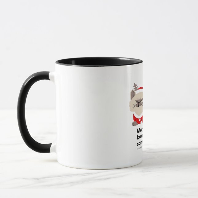 Cat With A Ball Of Yarn Mug (Left)