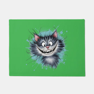 Cat with a smile. doormat