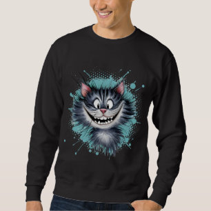 Cat with a smile. sweatshirt