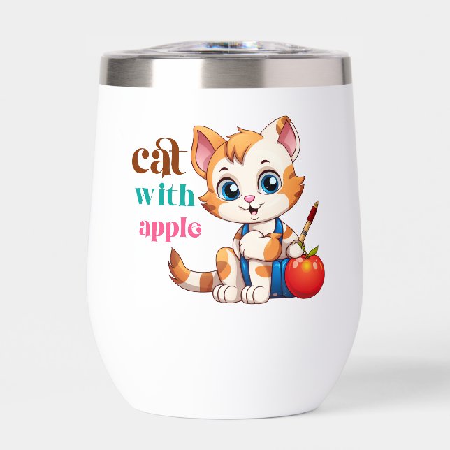 Cat With Apple-85242 (Front)