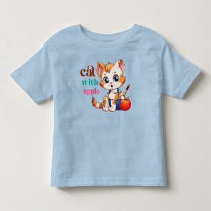 Cat With Apple-85242 Toddler T-Shirt