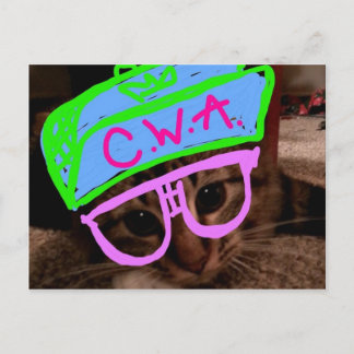 Cat with Attitude Postcard
