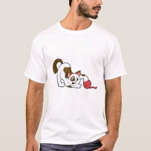 Cat with Ball of Wool T-Shirt