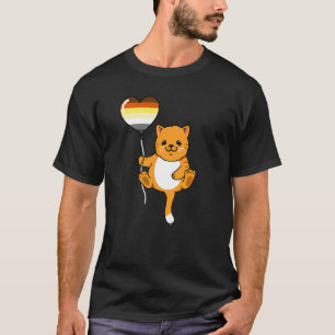 Cat With Balloon Gay Bear T-Shirt
