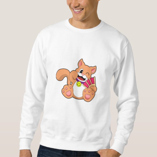 Cat with Bell Sweatshirt (Front)
