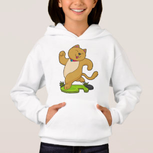 Cat with Choker at Running