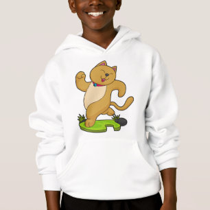 Cat with Choker at Running