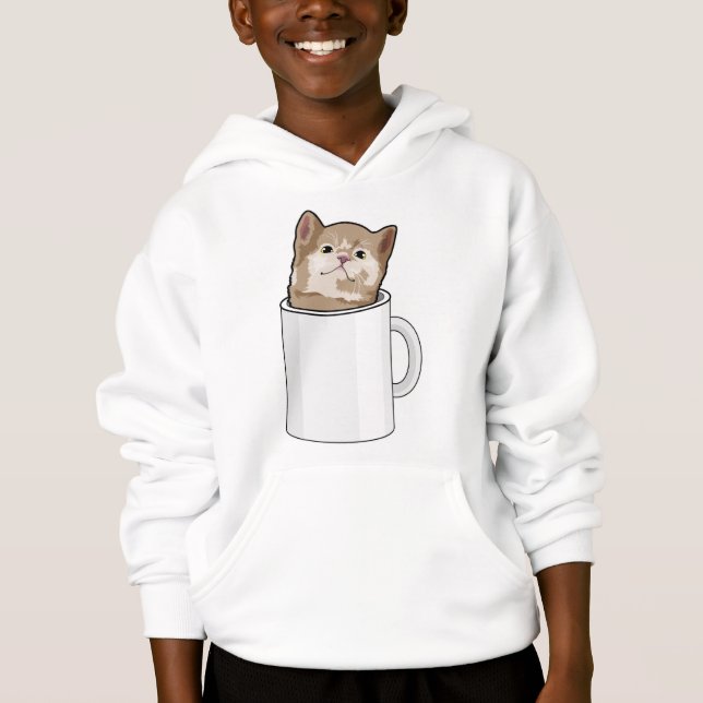 Cat with Coffee mug (Front)