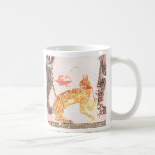 cat with collar coffee mug