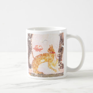 cat with collar coffee mug