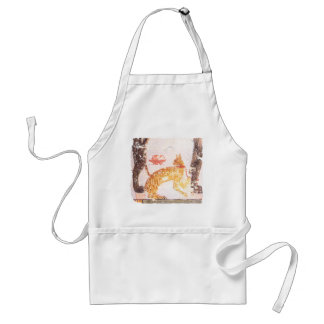 cat with collar standard apron