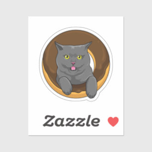 Cat with Donut