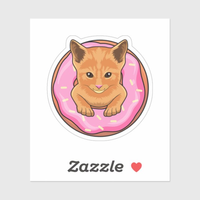 Cat with Donut (Sheet)