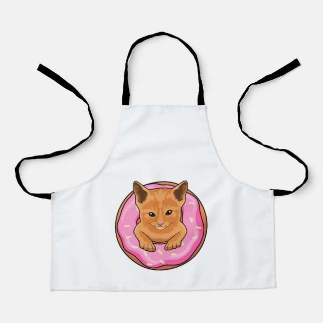 Cat with Donut Apron (Front)