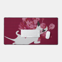 Cat with Enchanting Flowers