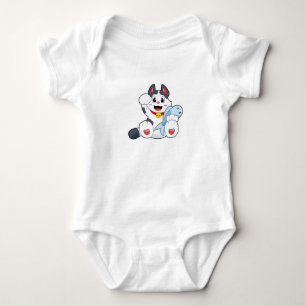 Cat with Fish Baby Bodysuit