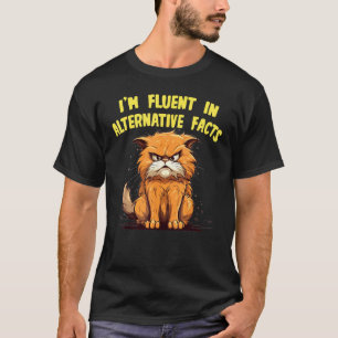 Cat with funny white Lies idea Costume for Man and T-Shirt