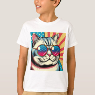 Cat with glasses T-Shirt