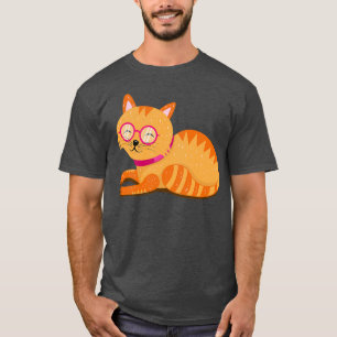 Cat with Glasses T-Shirt