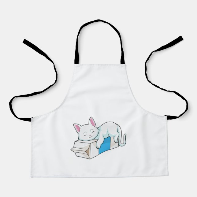 Cat with Milk Apron (Front)
