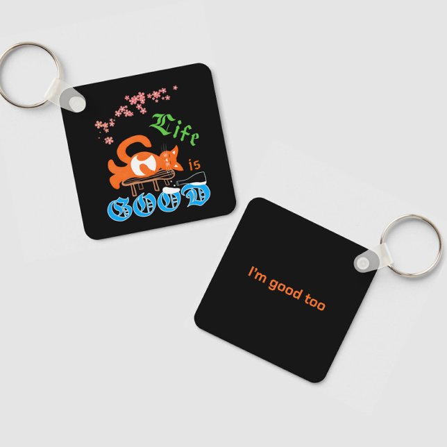 Cat with milk key ring (Creator Uploaded)