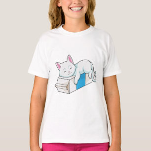 Cat with Milk T-Shirt