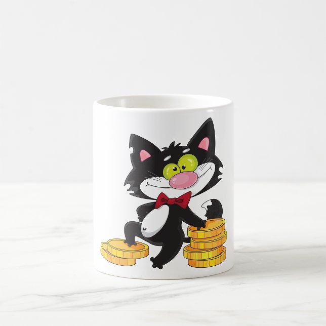 Cat With Money Mug (Creator Uploaded)