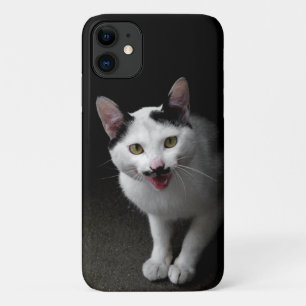 Cat with Moustache iPhone 11 Case