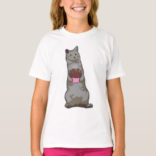 Cat with Muffin T-Shirt