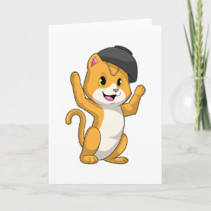 Cat with Ramen Bowl Card