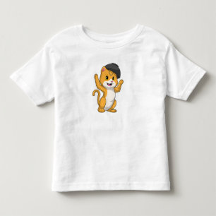 Cat with Ramen Bowl Toddler T-Shirt
