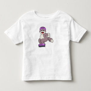 Cat with Roller skates Toddler T-Shirt