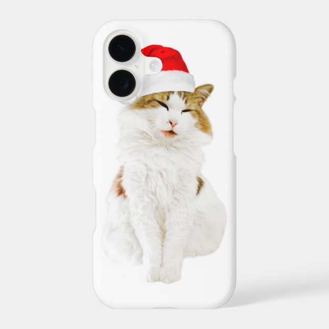 Cat with Santa's Hat (Back)