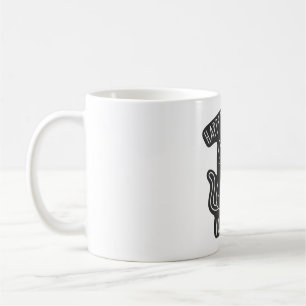 Cat With Sharp Claws Happy To Scratch Your Back Coffee Mug