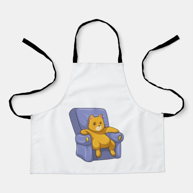 Cat with Sofa Apron (Front)