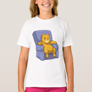 Cat with Sofa T-Shirt
