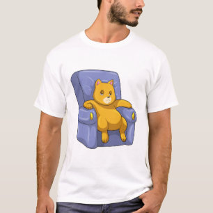 Cat with Sofa T-Shirt