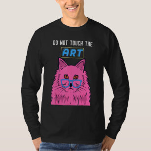 Cat With Sunglasses Pink Cats Graphic Art T-Shirt