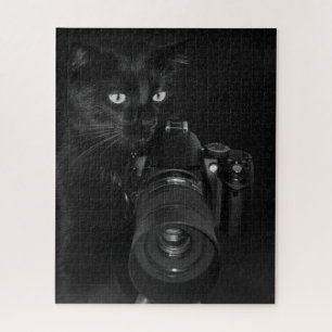 Cat with the camera jigsaw puzzle