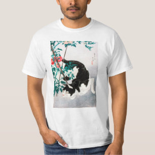 Cat with Tomato Plant (1931) by Hiroaki Takahashi T-Shirt