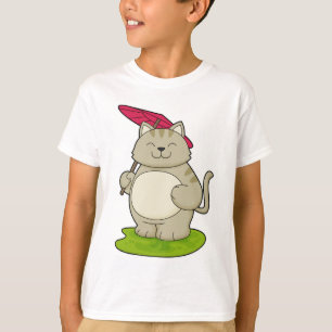 Cat with Umbrella T-Shirt