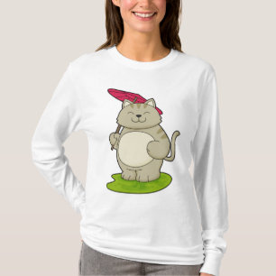 Cat with Umbrella T-Shirt