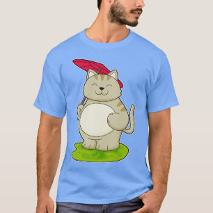 Cat with Umbrella T-Shirt