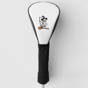 Cat Wizard Halloween Witch Mystical Cat Lovers _1 Golf Head Cover