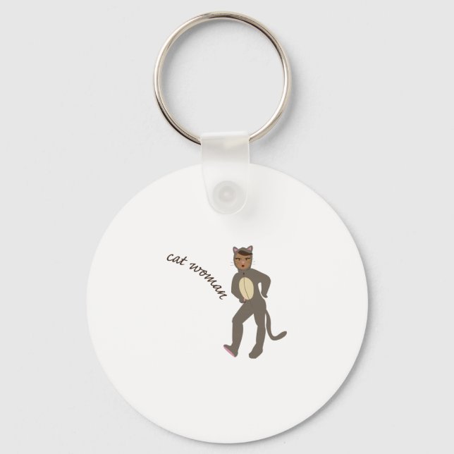 Cat Woman Key Ring (Front)