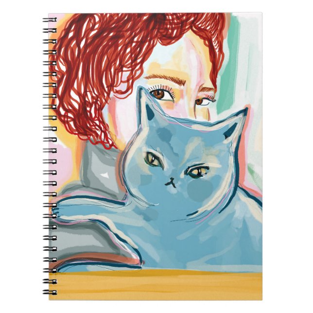 cat woman notebook (Front)