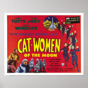 Cat Women of the Moon, Science Fiction Poster