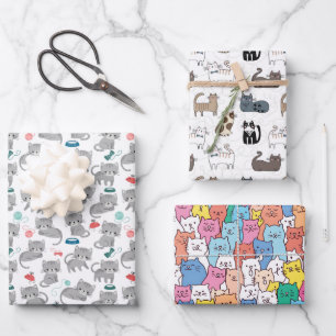 Cat Wrapping Paper Sheet